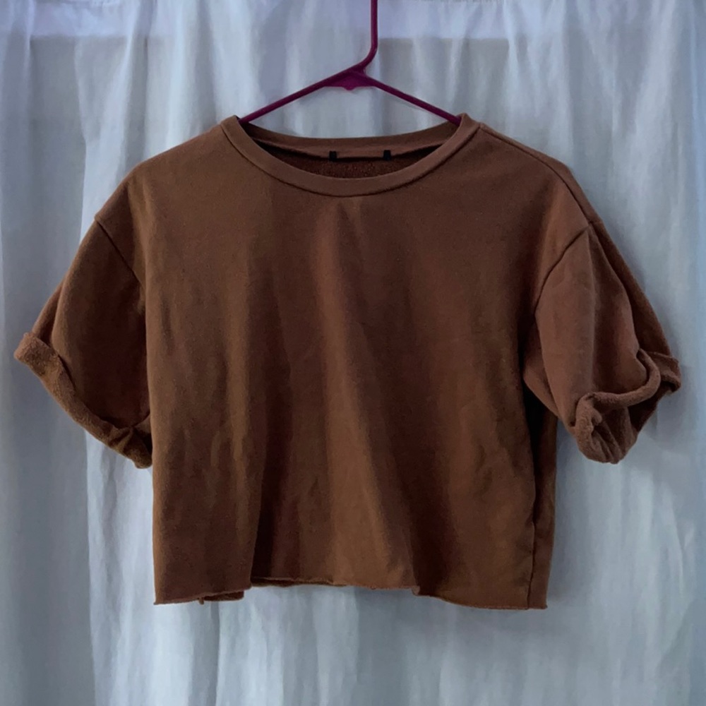 forever 21 cropped t-shirt